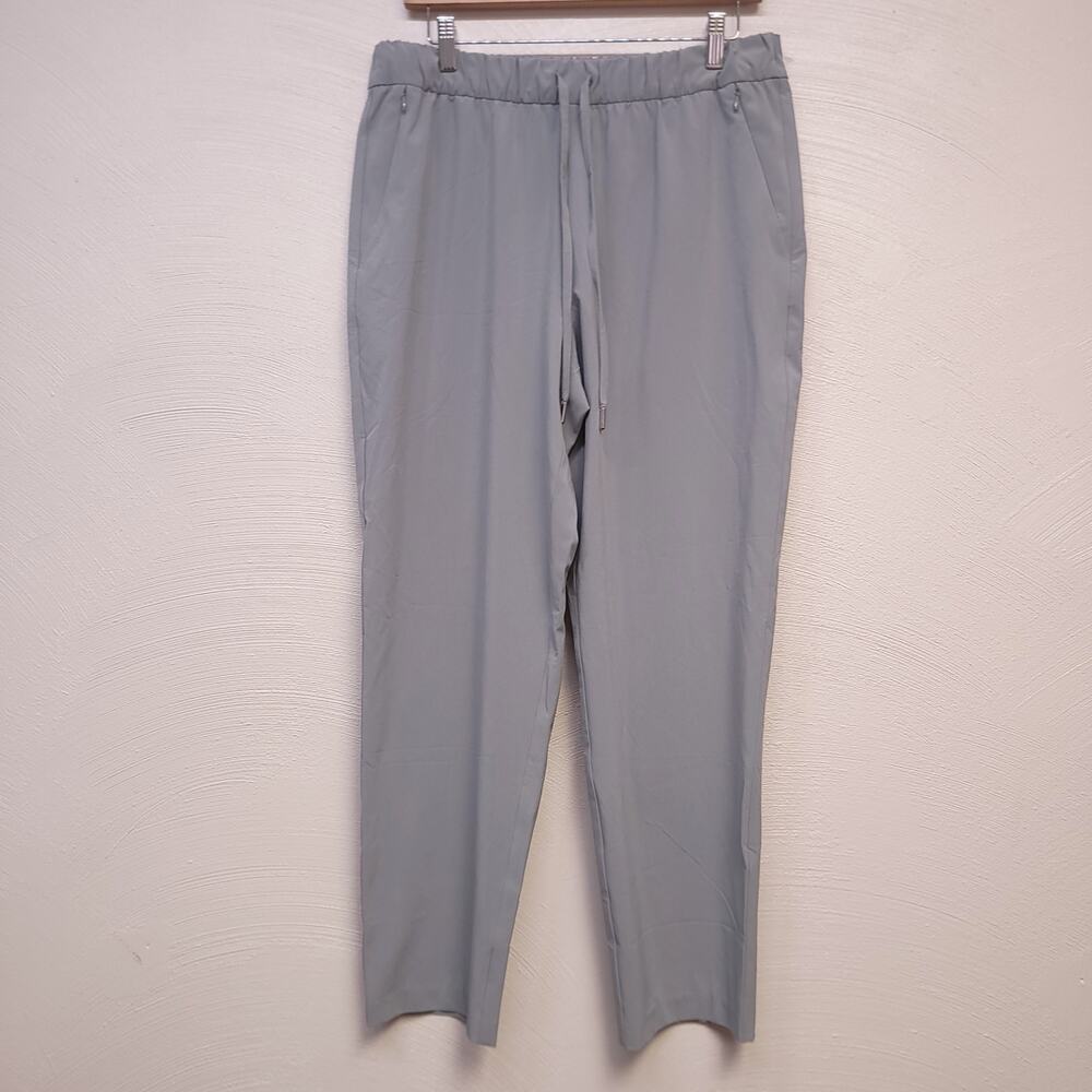 Susan Graver Pants Size M Medium Womens Pant Bottom Gray Grey Zip Pockets